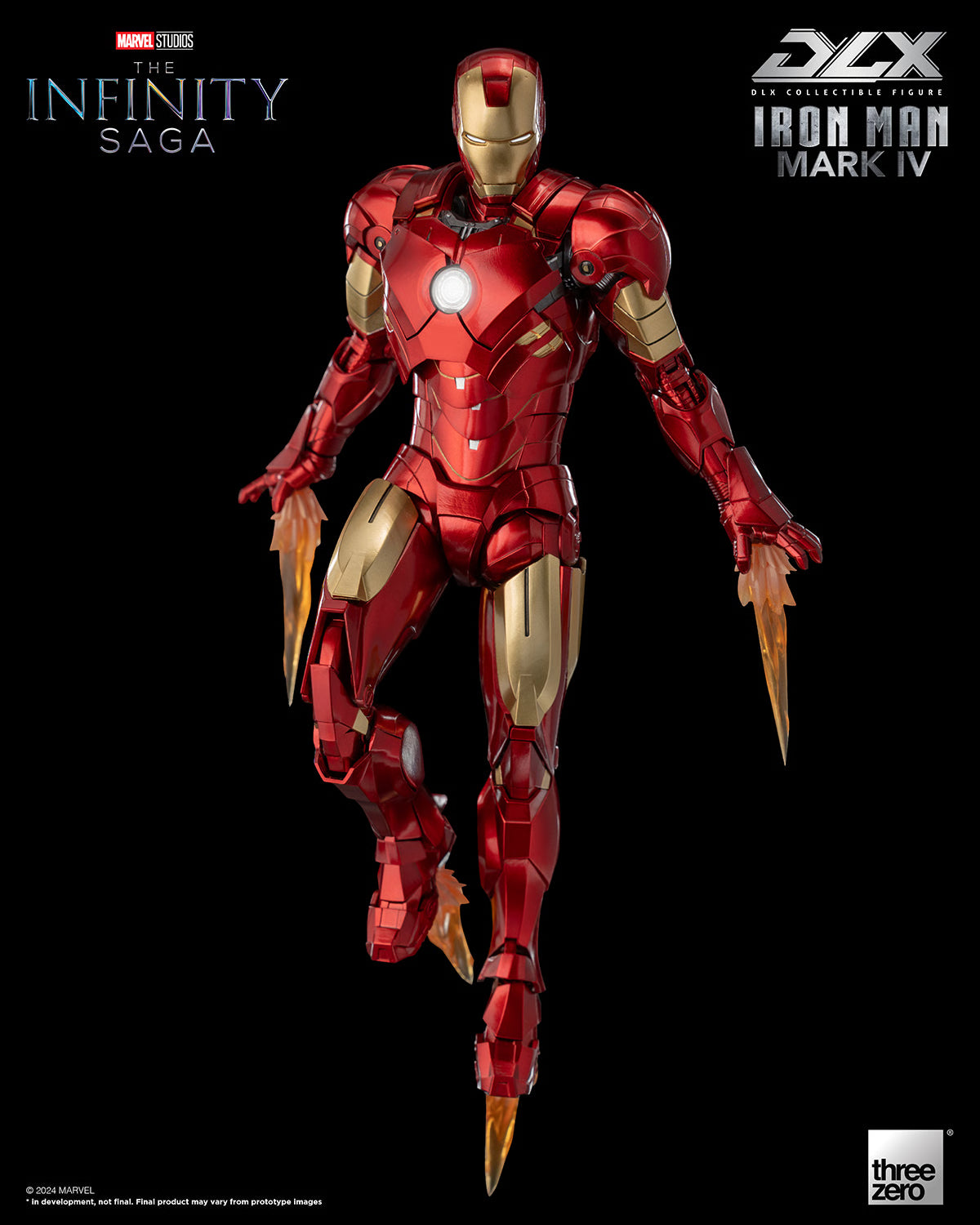 ThreeZero Iron Man Mk 4 DLX Collectible 1/12 Figure TZ-MK4 – Mint