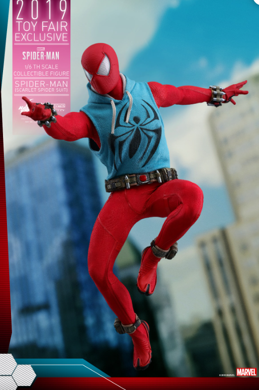 Hot Toys Marvel’s Spider-Man (Scarlet Spider Suit) VGM34 1/6 Scale Figure