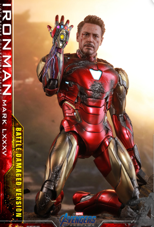Hot Toys Iron Man Mark LXXXV (Battle Damaged) D33 Avengers : Endgame MMS543 1/6 Figure