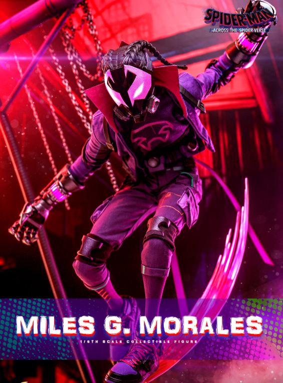 Hot Toys Miles G. Morales Spider-Man: Across the Spider-verse MMS725 /6 Scale Figure