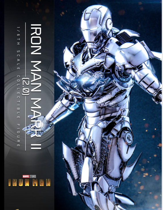 Hot Toys Mark II 2.0 Hot Toys D59 Iron Man MMS733 1/6 Figure