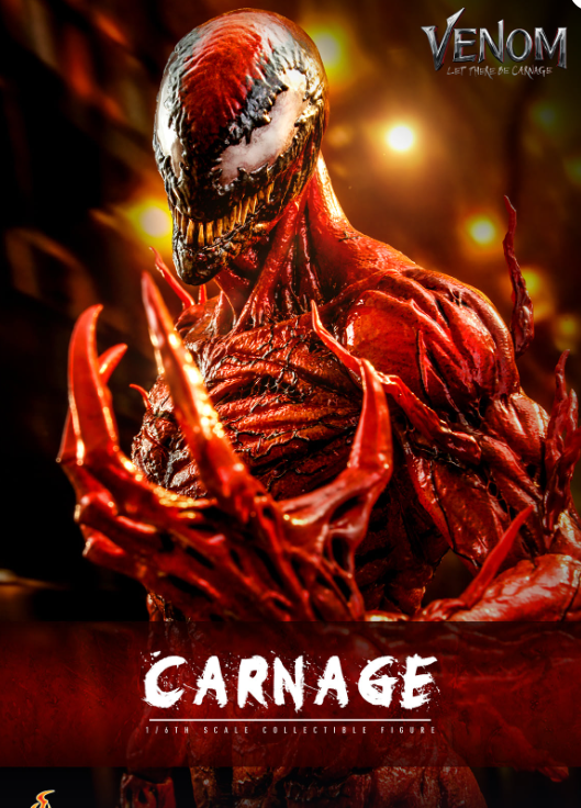 Hot Toys Carnage Venom : Let There Be Carnage MMS620 1/6 Scale Figure