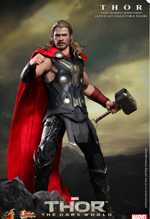 Hot Toys Thor Hot Toys Thor : The Dark World (Light Asgardian Armor) MMS225 1/6 Scale Figure