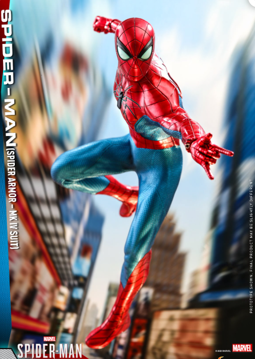Hot Toys Marvel’s Spider-Man (Spider Armor MK IV Suit) VGM43 1/6 Scale Figure