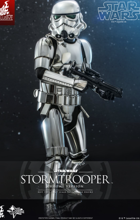 Hot Toys Stormtrooper (Chrome Version) Hot Toys Star Wars MMS615 1/6 Scale Figure