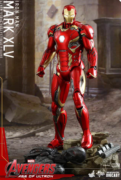 Hot Toys Iron Man Mark XLV Hot Toys D11 Avengers : Age of Ultron MMS300 1/6 Scale Figure