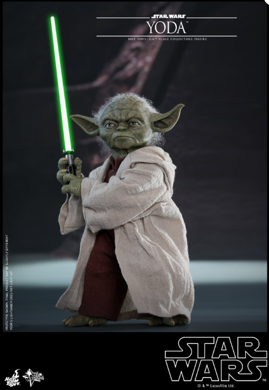 Hot Toys Yoda Hot Toys Star Wars VI : ROTJ MMS495 1/6 Scale Figure