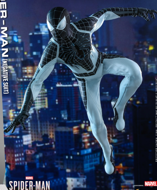 Hot Toys Spider-Man (Negative Suit) Hot Toys Marvel’s Spider-Man VGM36 1/6 Scale Figure