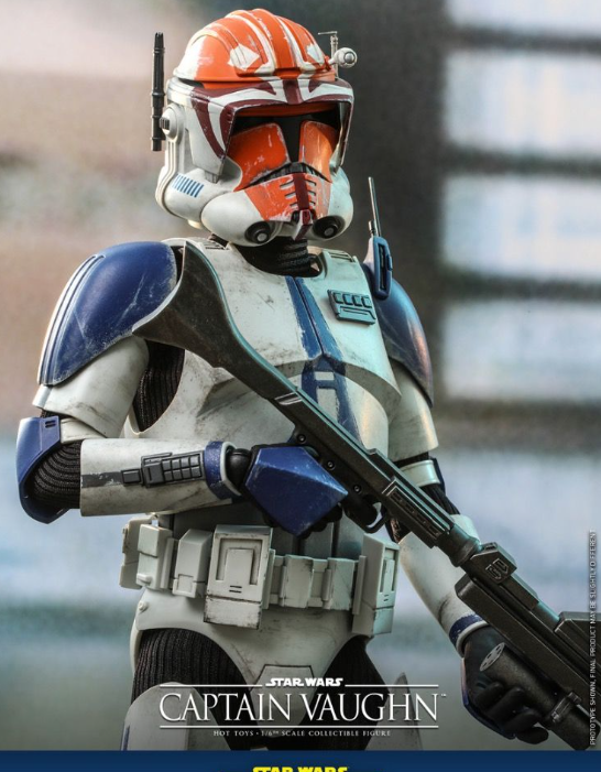 Hot Toys Captain Vaughn Hot Toys Star Wars The Clone Wars TMS065 1/6 Scale Figure