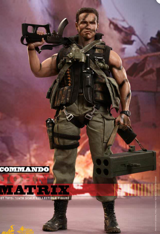 Hot Toys John Matrix Hot Toys Commando MMS276 1/6 Scale Figure