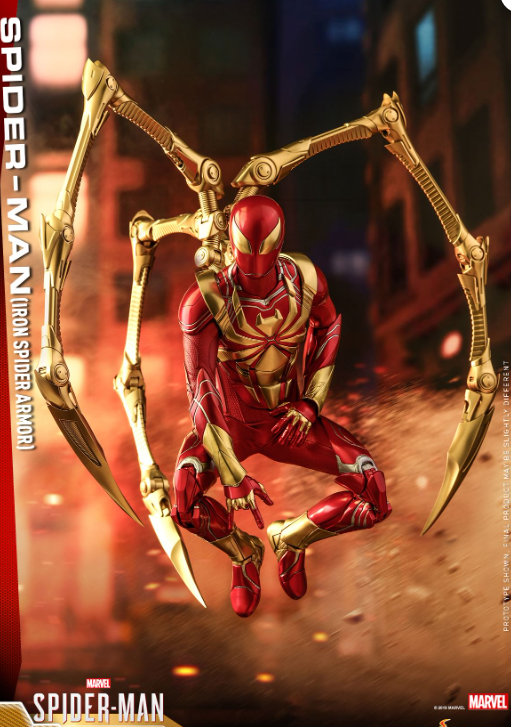 Hot Toys Spider-Man (Iron Spider Armor) Hot Toys Marvel’s Spider-Man VGM38 1/6 Scale Figure