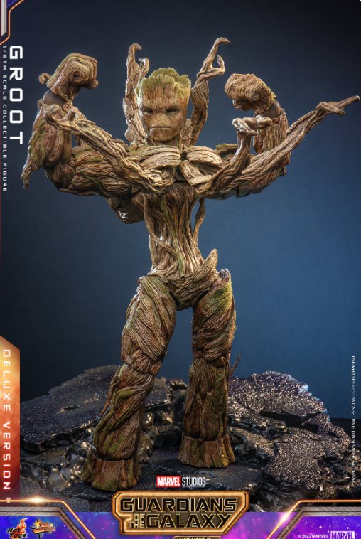 Hot Toys Groot Hot Toys Guardians of the Galaxy Vol 3 MMS707 1/6 Scale Figure