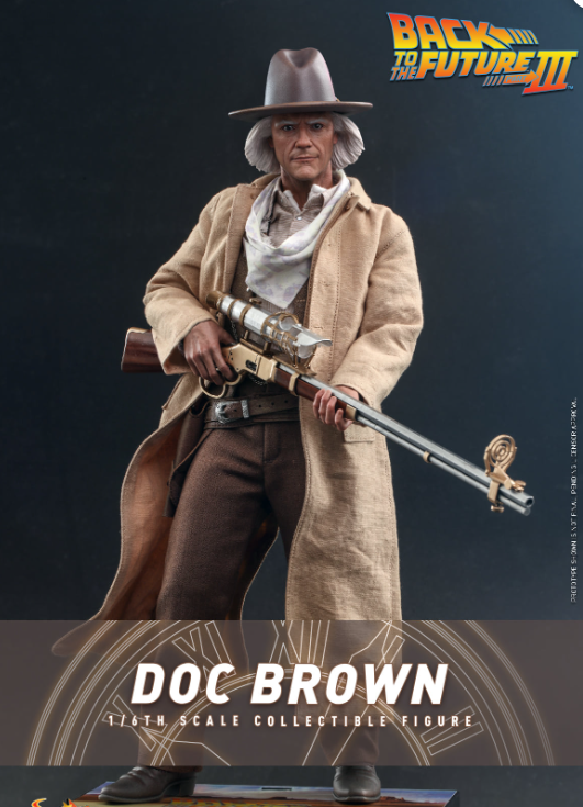 Hot Toys Doc Brown Hot Toys Back To The Future 3 MMS617 1/6 Scale Figure