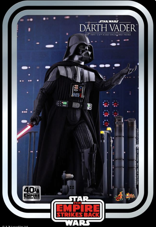Hot Toys Darth Vader (40th Anniv) Hot Toys Star Wars V : TESB MMS572 1/6 Scale Figure