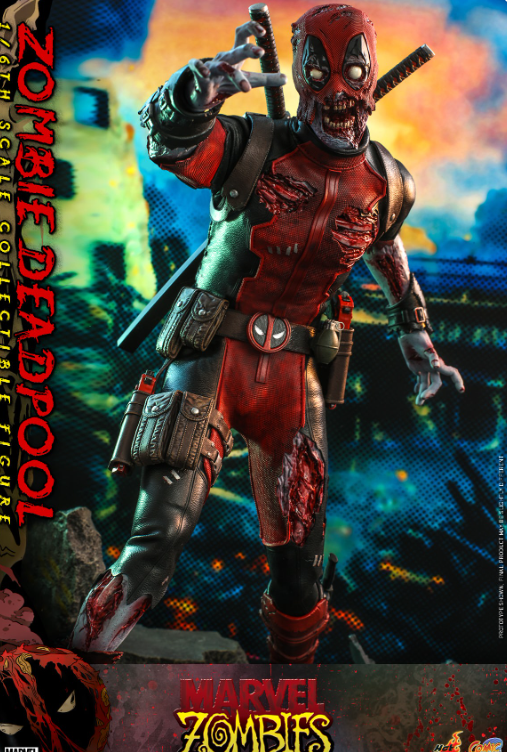 Hot Toys Zombie Deadpool Hot Toys Marvel Zombies CMS06 1/6 Scale Figure