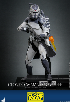 Hot Toys Clone Commander Wolffe Hot Toys Star Wars: The Clone Wars TMS141 1/6 Scale Figure