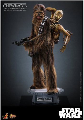 Hot Toys Chewbacca with Disassmbled C-3PO Hot Toys  Star Wars: The Empire Strikes Back MMS766 1/6 Scale Collectible Figure