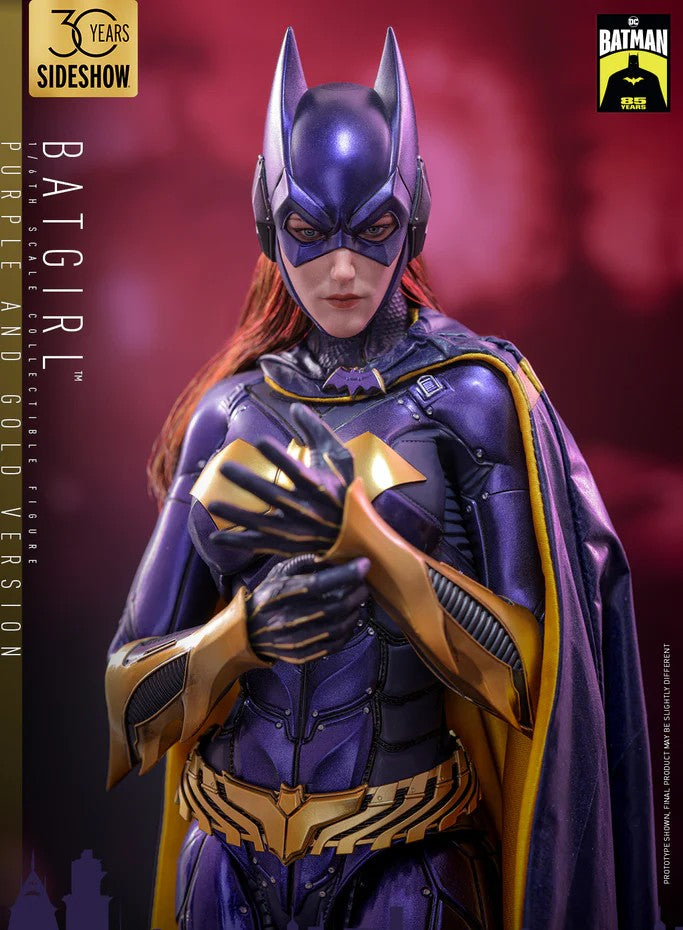 Hot Toys Batman- Batman Arkham Knight Batgirl (Purple and Gold Version) VGM65 1/6 Scale Figure