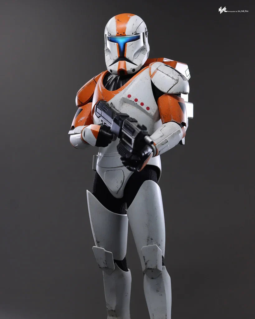 Hot Toys Clone Commando Boss Star Wars: The Clone Wars TMS151 1/6 Scale Figure