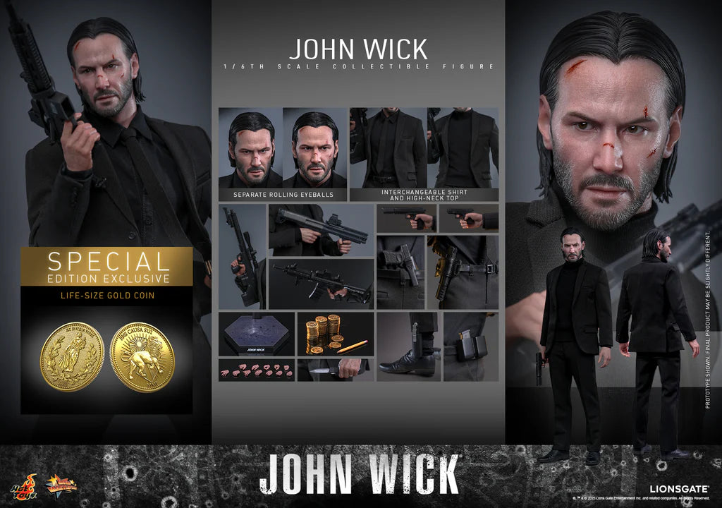 Hot Toys John Wick 1/6th scale Collectible Figure (Special Edition) MMS832B