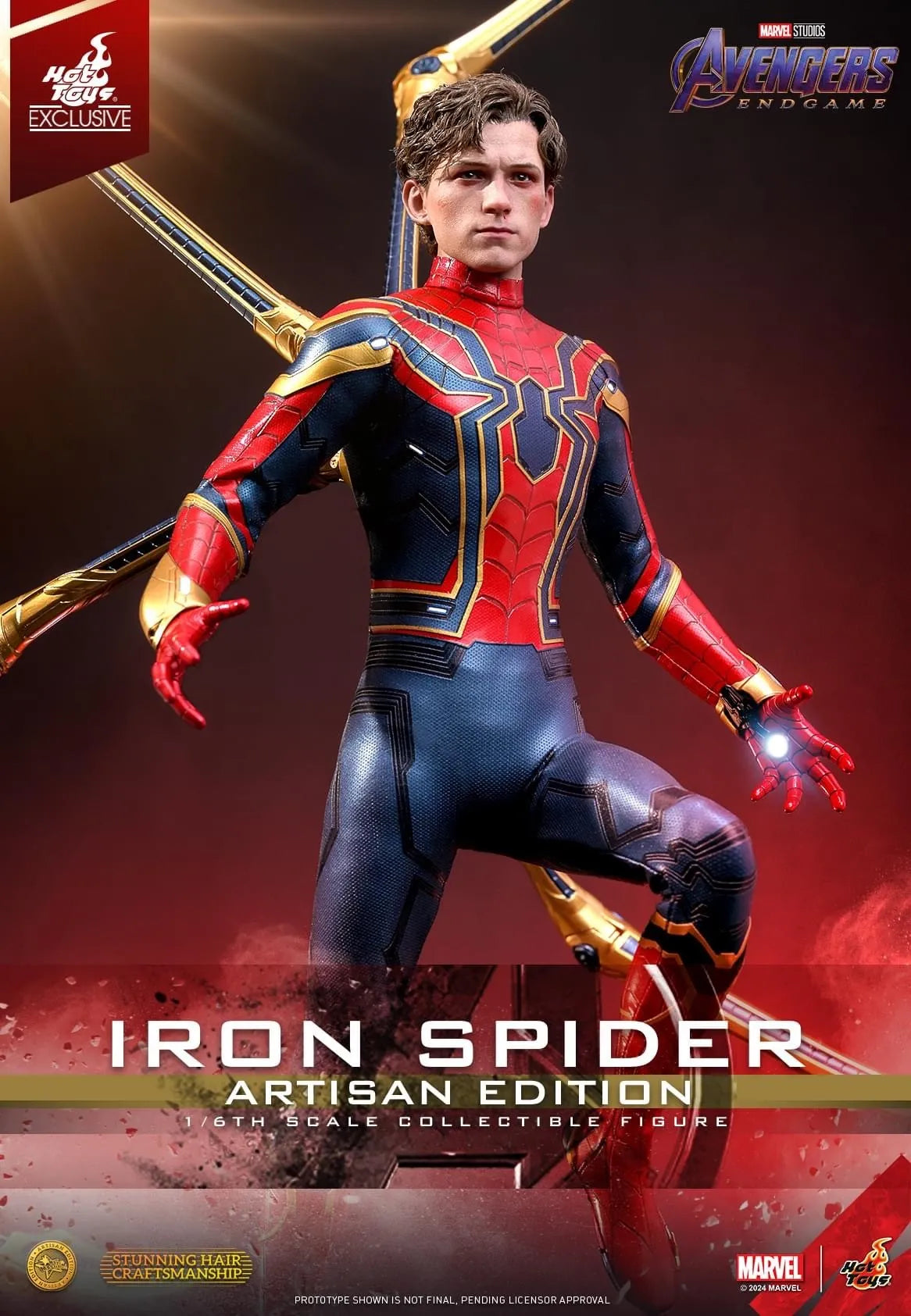 Hot Toys Iron Spider Hot Toys Marvel Avengers Endgame (Artisan Edition) (Special Edition) MMS762AE 1/6 Scale Collectible Figure