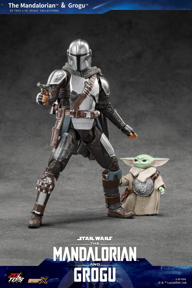 ZD Toys The Mandalorian And Grogu 1/10 Action Figure – Mint Pose