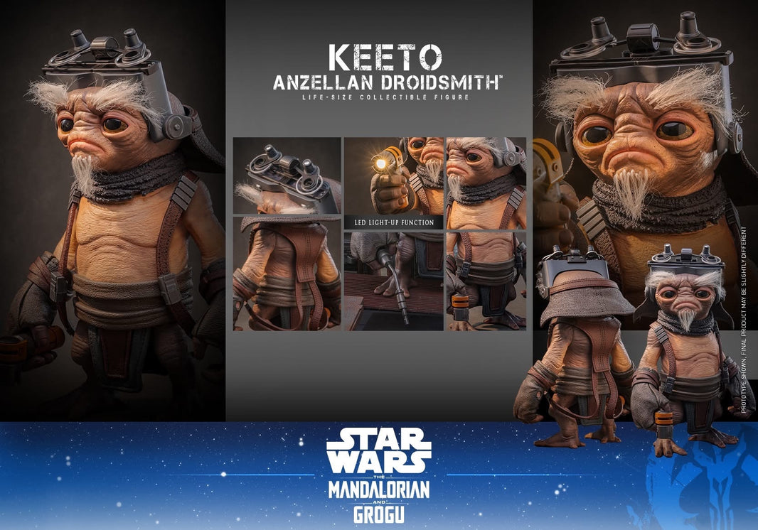 Hot Toys Star Wars: The Mandalorian & Grogu™ Keeto (Anzellan Droidsmith™) Life-size Collectible Figure LMS018