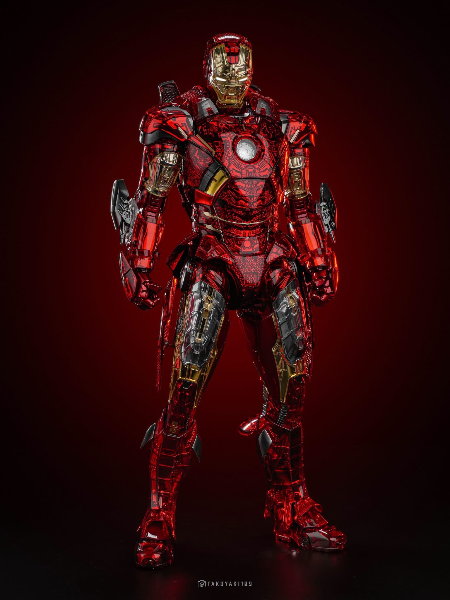 Hot Toys The Avengers: Iron Man Mark VII 1/6th scale (Exo-Chrome Clear Version) Collectible Figure MMS870D82