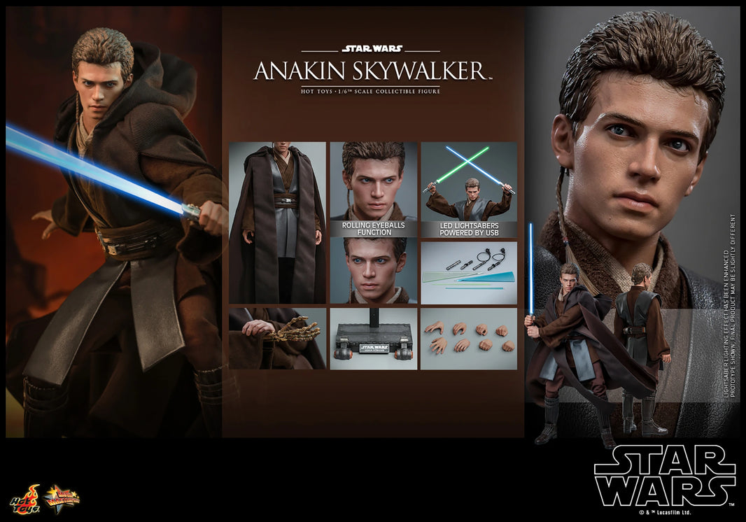 Hot Toys Star Wars–Star Wars Attack of the Clones Anakin Skywalker MMS677 1/6 Scale Figure