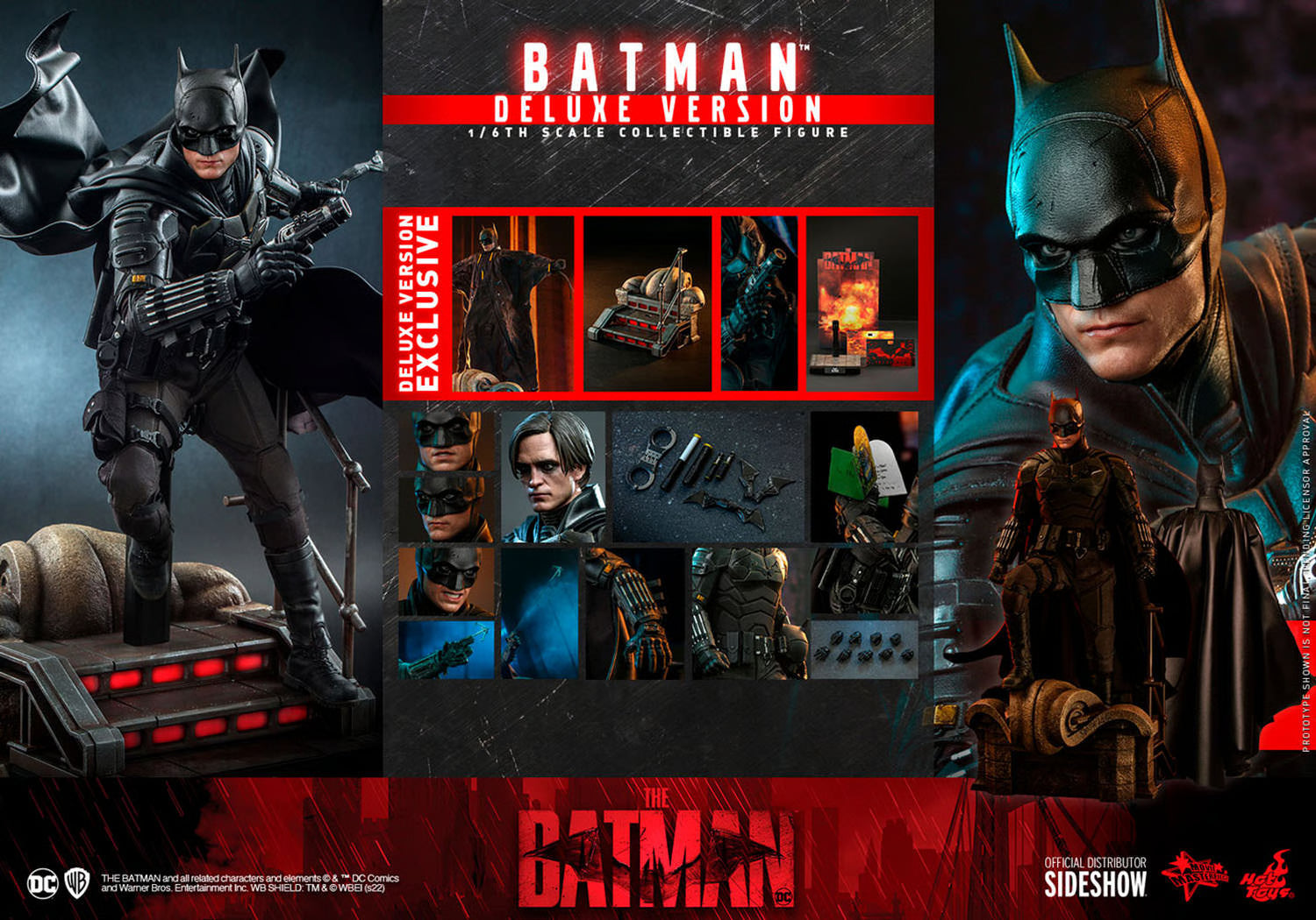Hot Toys DC–DC The Batman (Deluxe Edition) MMS639 1/6 Scale Figure