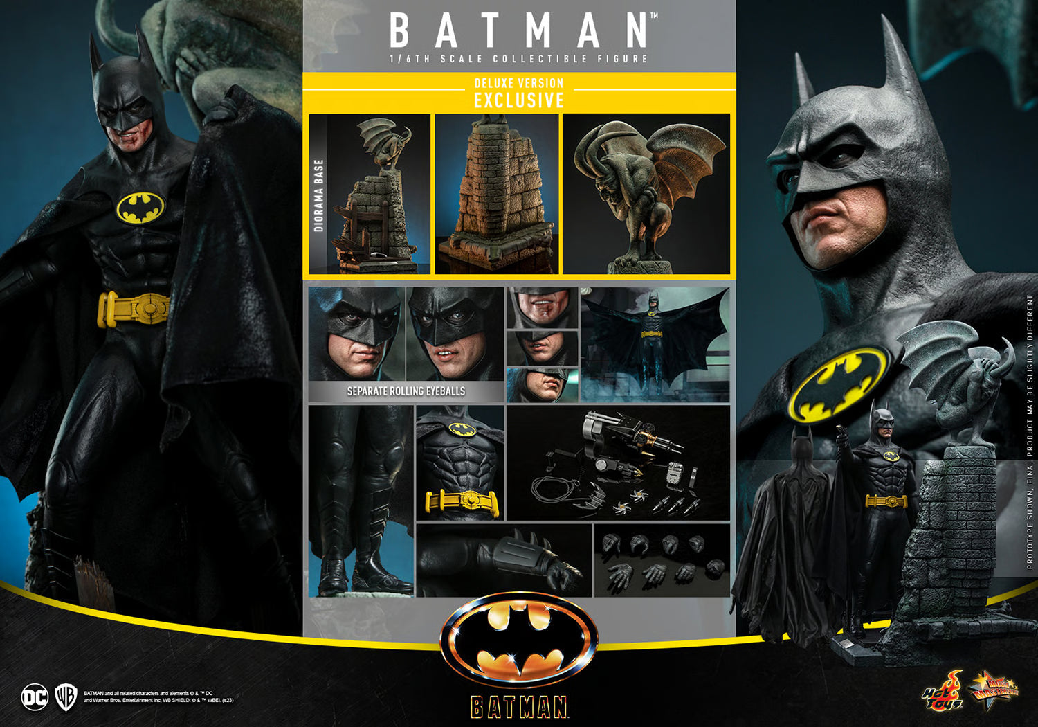 Hot Toys DC-DC The Batman (Deluxe Edition) MMS693 1/6 Scale Figure
