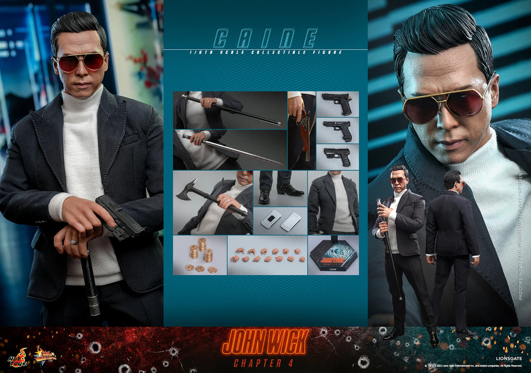 Hot Toys John Wick Chapter 4 – Caine MMS730 1/6 Scale Figure
