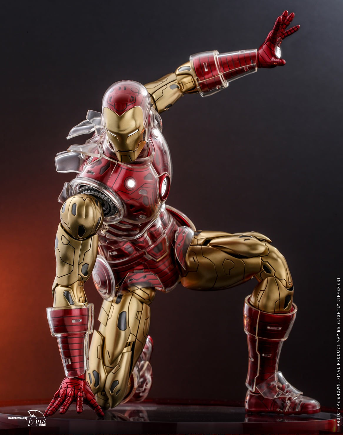 Hot Toys Iron Man-Marvel Comiss The Origins Collection Ironman Regular Edition CMS07 1/6 Scale Figure