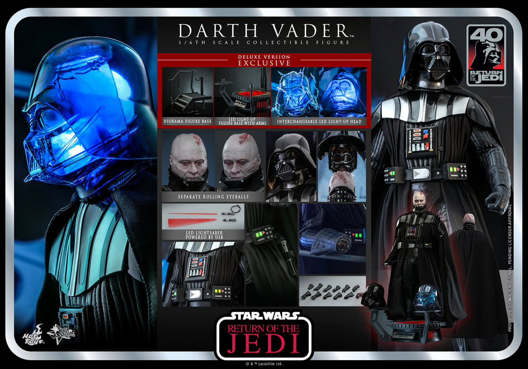 Hot Toys Darth Vader Hot Toys Star Wars VI: ROTJ MMS700 1/6 Scale Figure