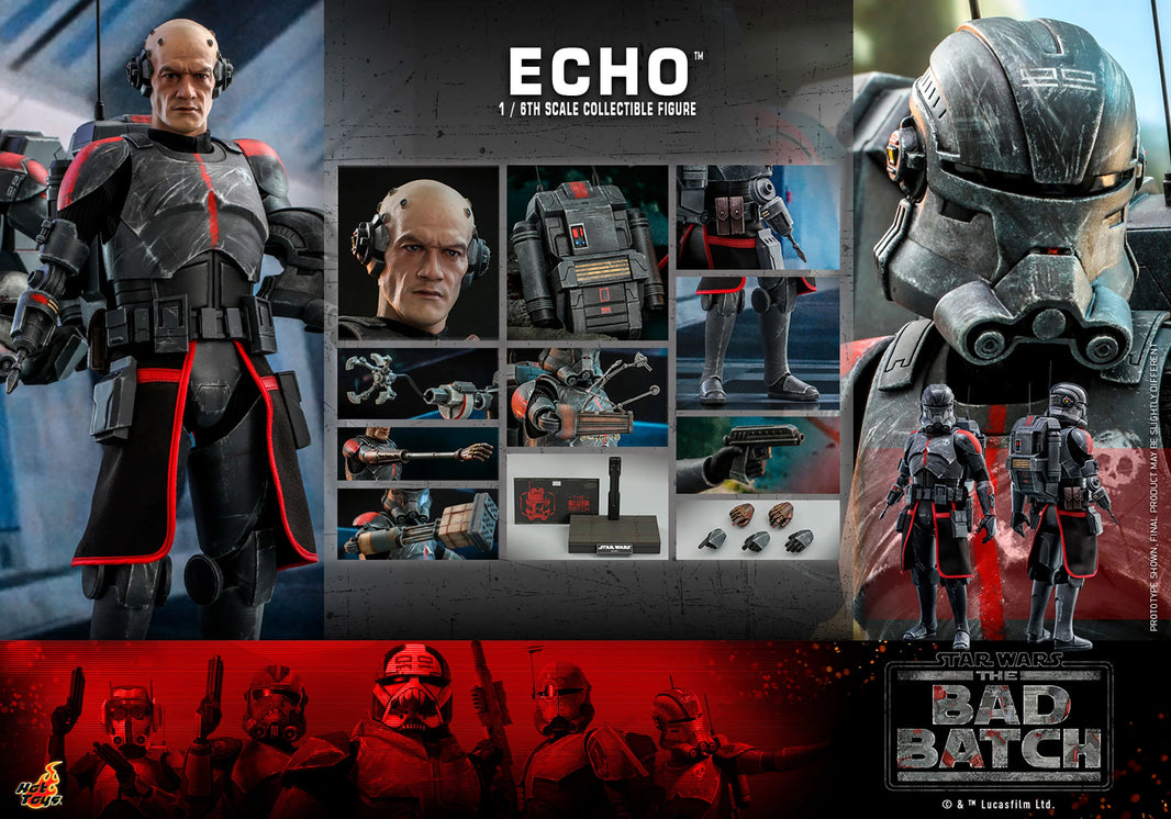 Hot Toys Star Wars–Star Wars The Bad Batch Echo TMS042 1/6 Scale Figure