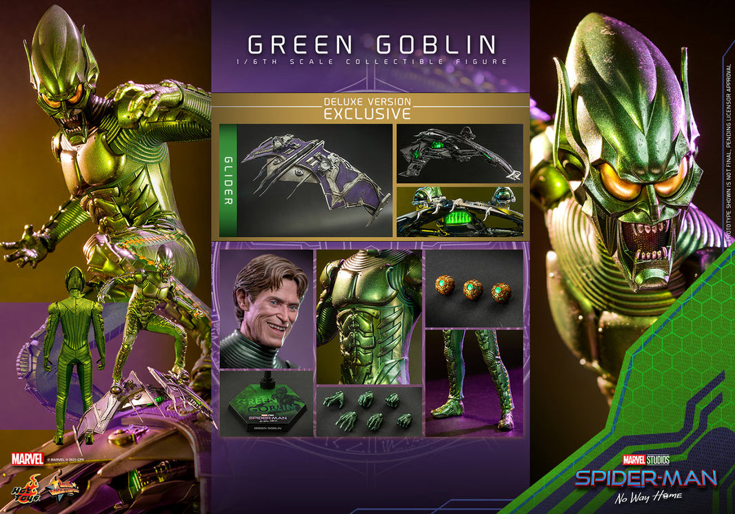 Hot Toys Spiderman–Spiderman No Way Home Green Goblin Deluxe Version MMS631 1/6 Scale Figure