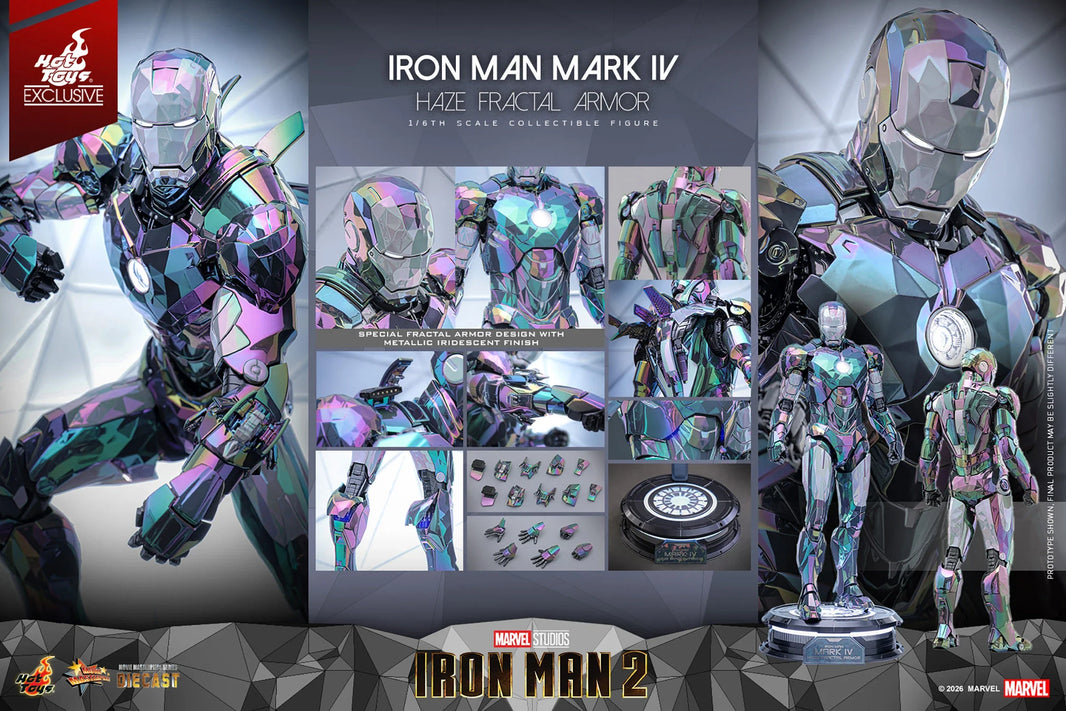 Hot Toys Iron Man Mark IV (Haze Fractal Armor) MMS855D79 1/6th scale Figure