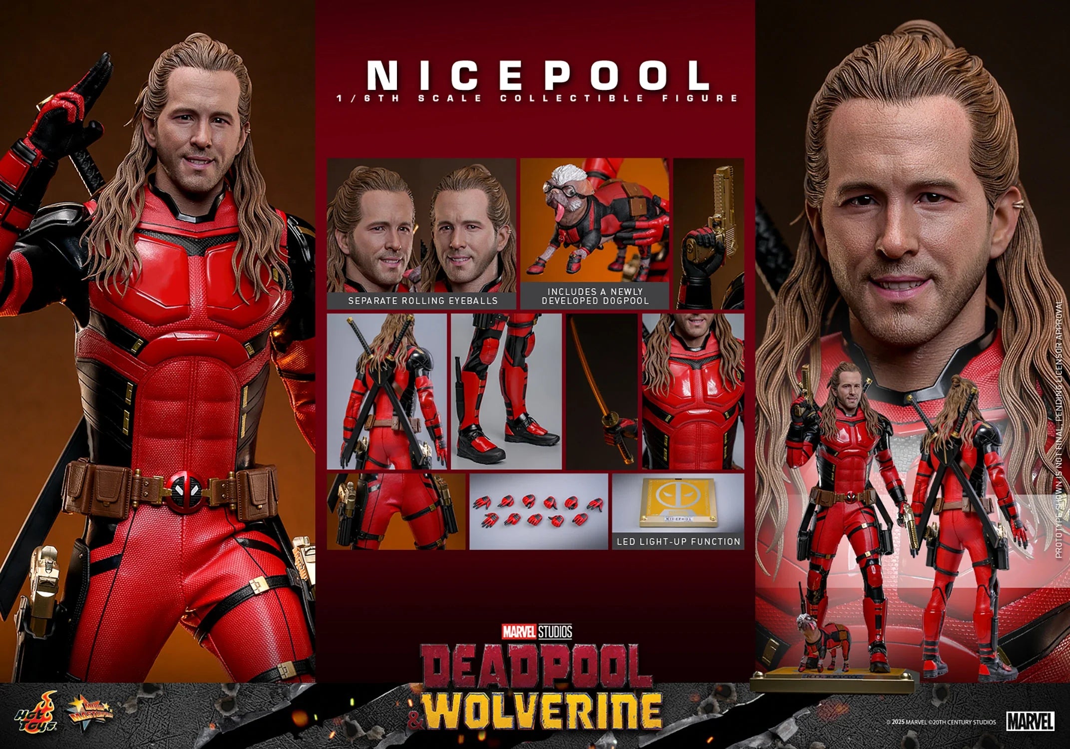 Hot Toys Nicepool Deadpool & Wolverine MMS788 1/6 scale Figure