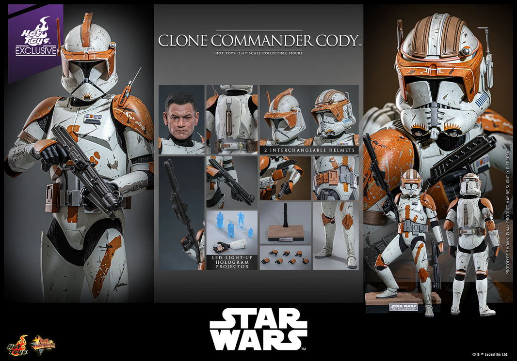 Hot Toys Star Wars-Star Wars: Episode III Revenge of the Sith Clone Commander Cody MMS796 1/6 Scale Figure
