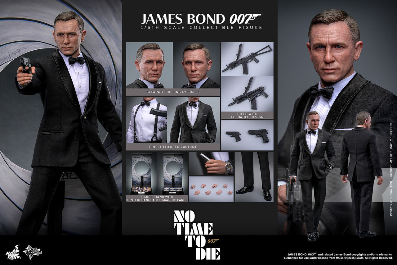 Hot Toys James Bond Hot Toys No Time To Die MMS803 1/6th Scale Collectible Figure