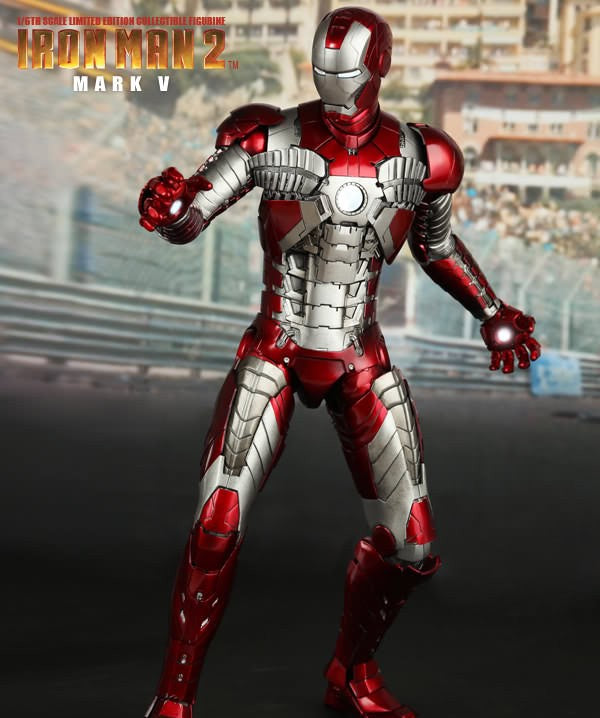 Hot Toys Iron Man–Iron Man 2  Mark V MMS145 1/6 Scale Figure