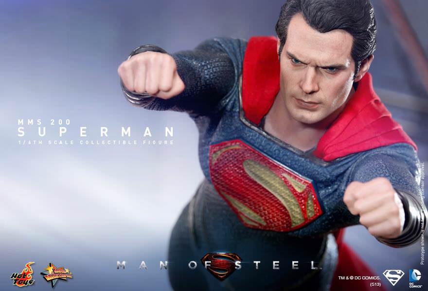 Hot Toys Man Of Steel – Superman MMS200 1/6 Scale Figure