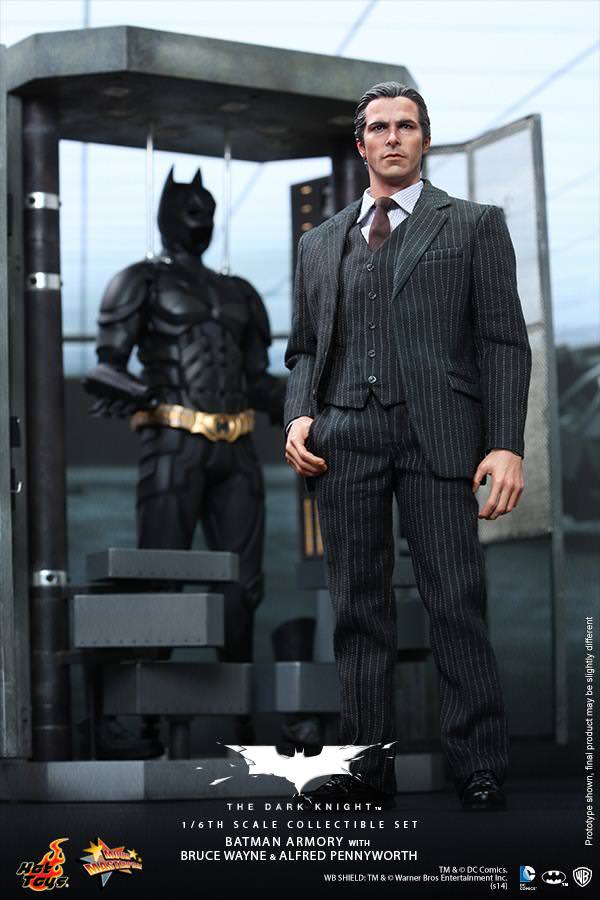 Hot Toys Batman Armory w/ Bruce & Alfred Hot Toys TDK MMS236 1/6 Scale Figure