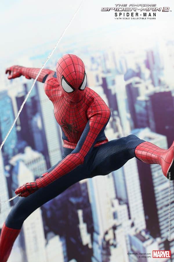 Hot Toys Spiderman-The Amazing Spiderman 2 Spiderman MMS244 1/6 Figure