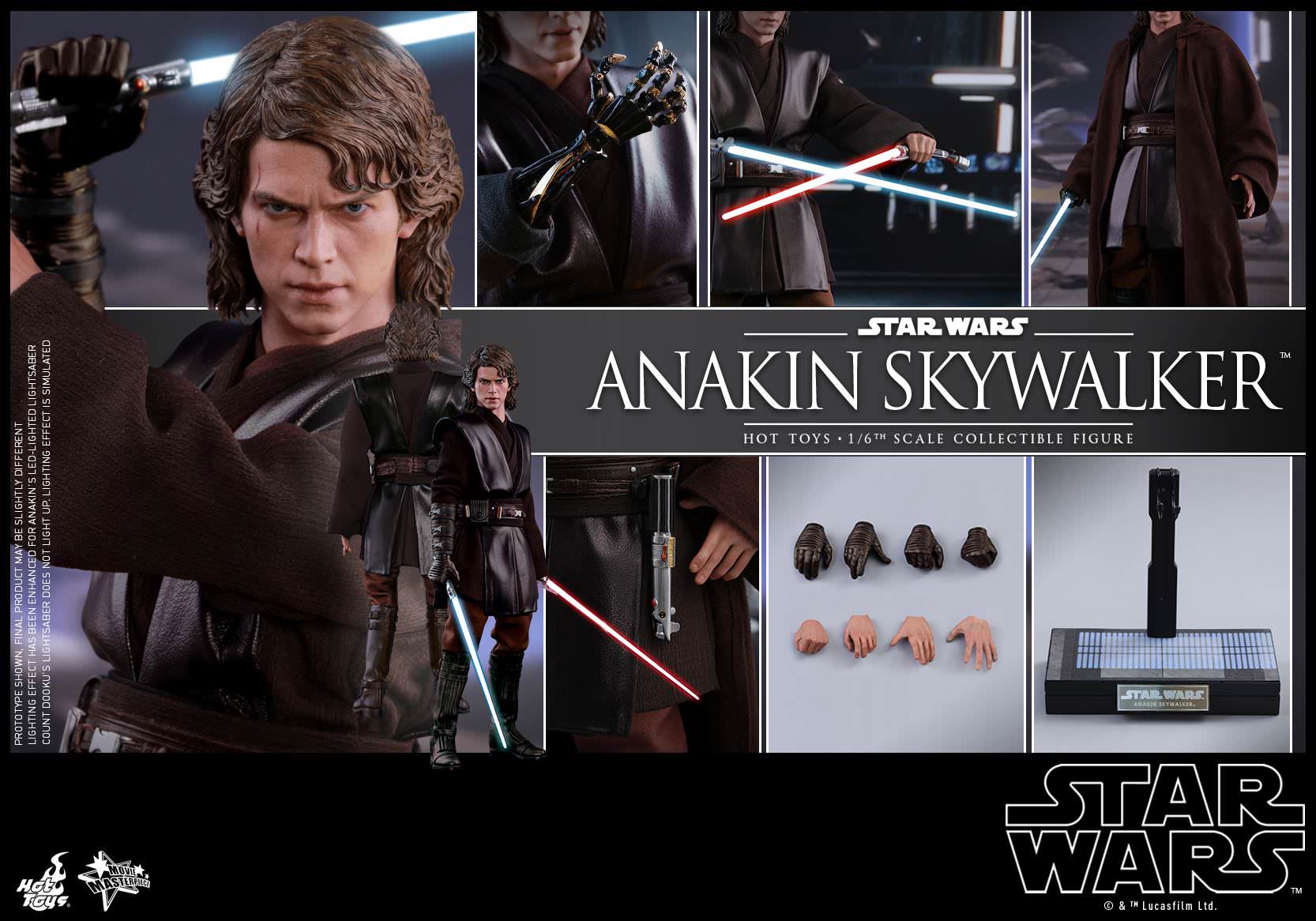 Hot Toys Anakin Skywalker Star Wars III : ROTS – Anakin Skywalker MMS437  1/6 Scale Figure
