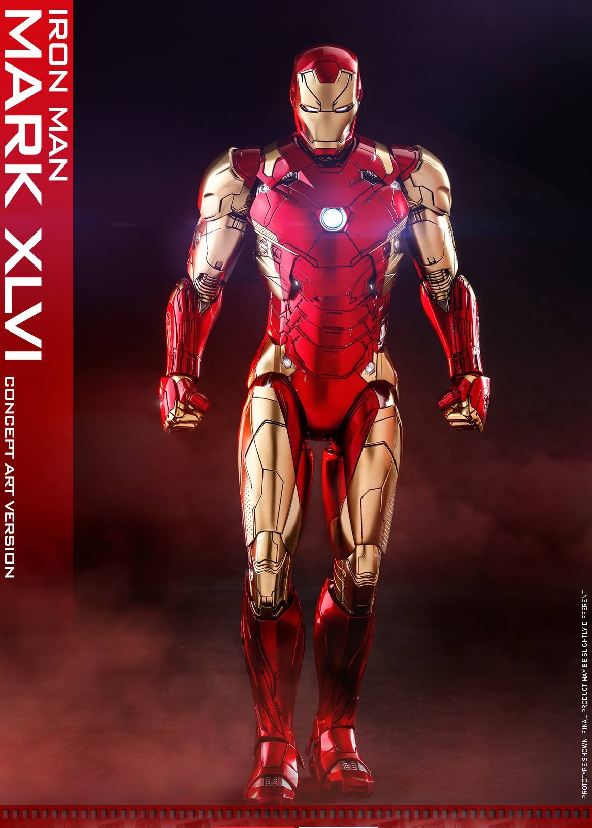 Hot Toys Marvel– Marvel The First Ten Years Ironman Mark46 Concept Art MMS489 1/6 Scale Figure