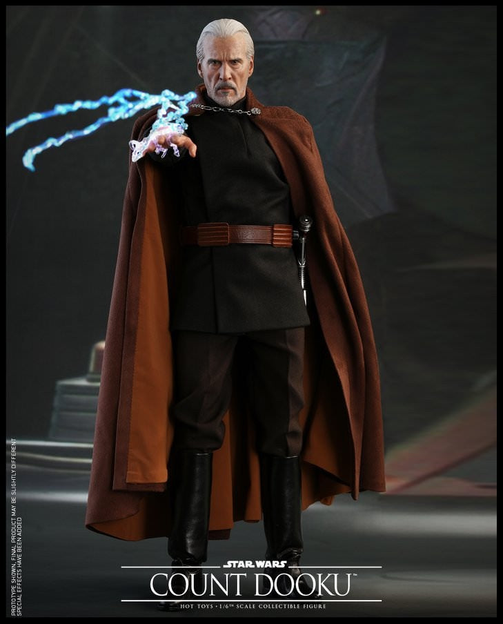 Hot Toys Star Wars–Star Wars Attack of the Clones Count Dooku MMS496 1/6 Scale Figure