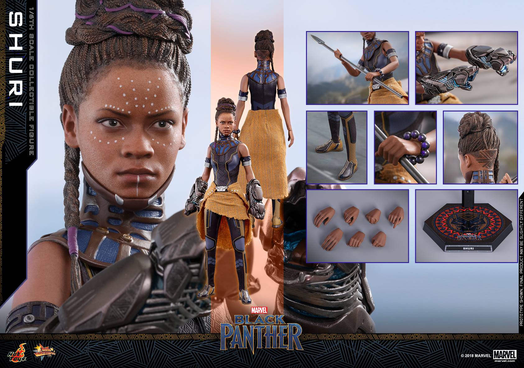 Hot Toys Black Panther – Shuri MMS501 1/6 Scale Figure