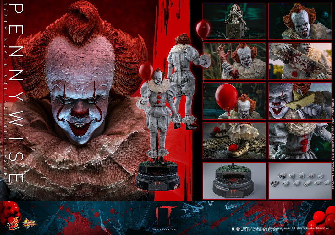 Hot Toys IT 2 Pennywise 1/6 Scale Figure MMS555