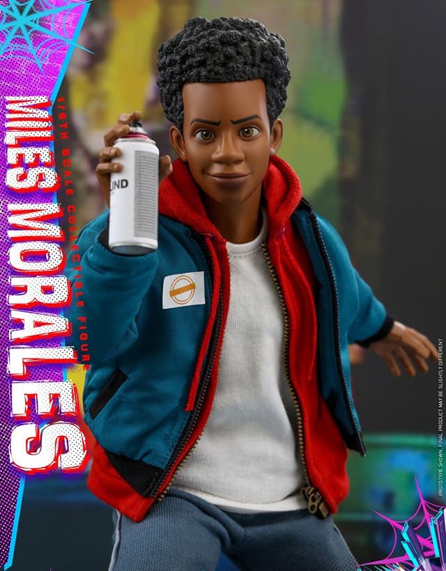 Hot Toys Spiderman –Spiderman Into the Spiderverse Miles Morales MMS567 1/6 Scale Figure